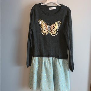 H&M butterfly sweater dress
